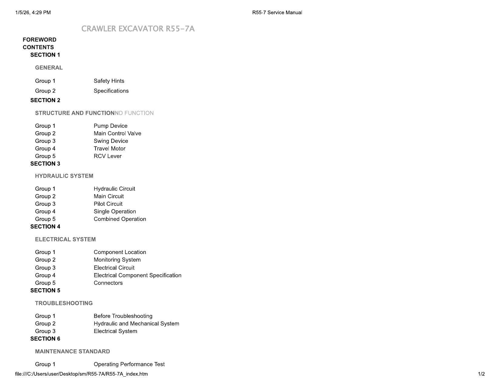 R55-7A Service Manual